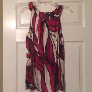 WHBM Sleeveless Silk Blouse